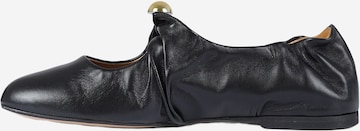 GISEL MOIRE Ballerinas in Schwarz: Vorderseite