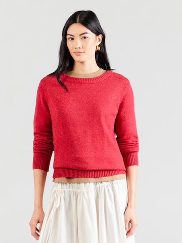 Pull-over 'VIRil' VILA en rouge : devant
