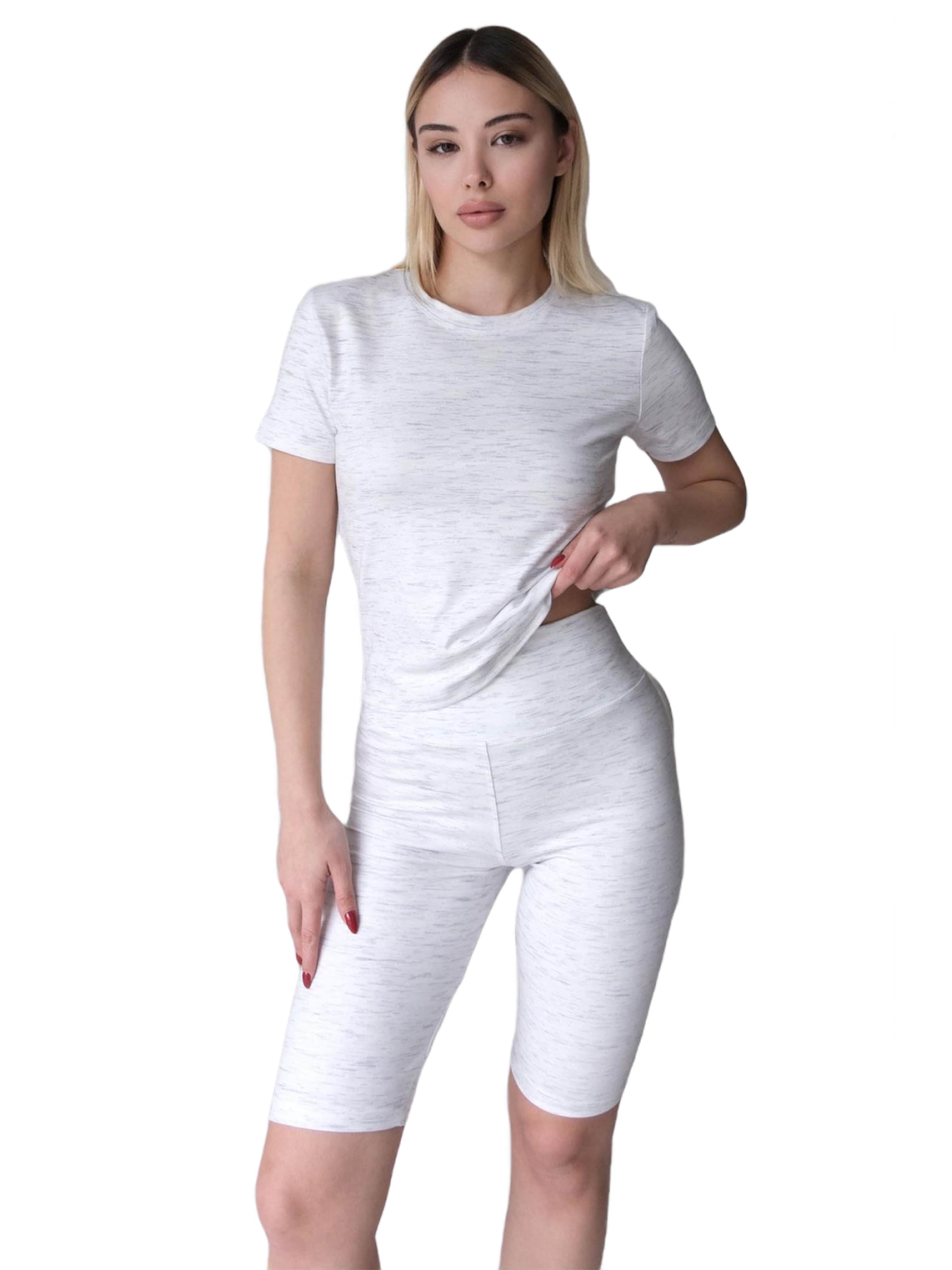 C&City Skinny Shorts in Grau: Vorderseite