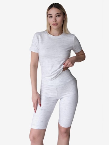 C&City Skinny Leggings in Grey: front