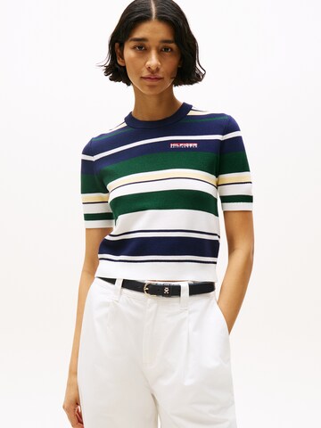 TOMMY HILFIGER Pulover 'SAILING' | modra barva: sprednja stran
