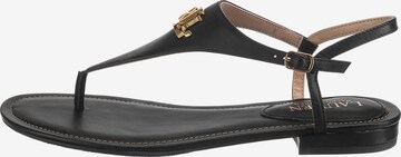 Lauren Ralph Lauren Sandale 'Ellington' in Schwarz