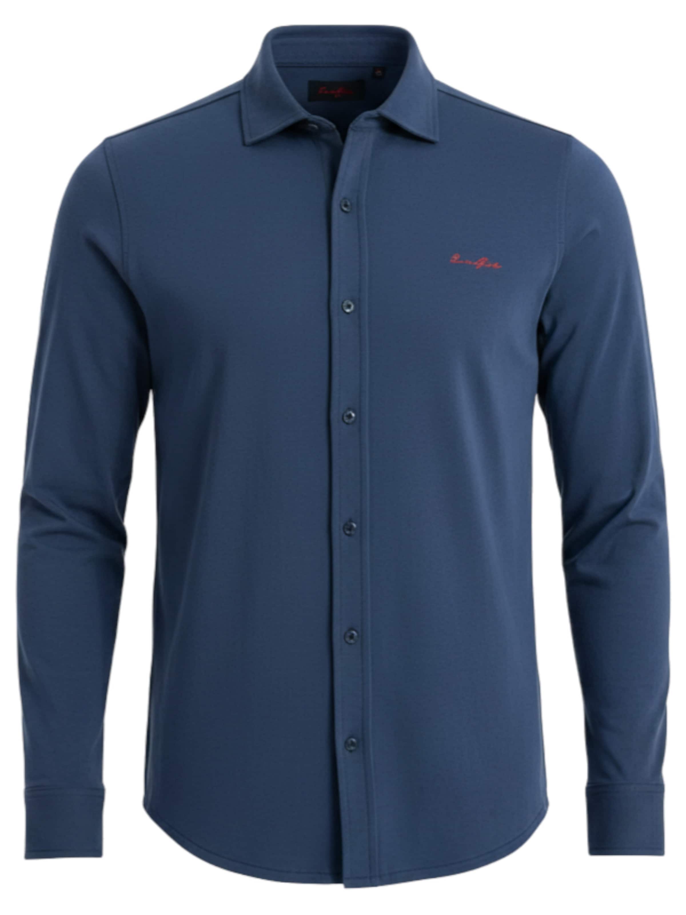 Ombre Regular Fit Hemd 'OM-SHCS-0138' in Blau: Vorderseite