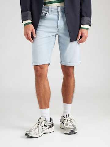 s.Oliver Regular Дънки 'Bermuda' в синьо: отпред