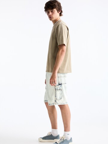 Pull&Bear Loosefit Shorts in Blau