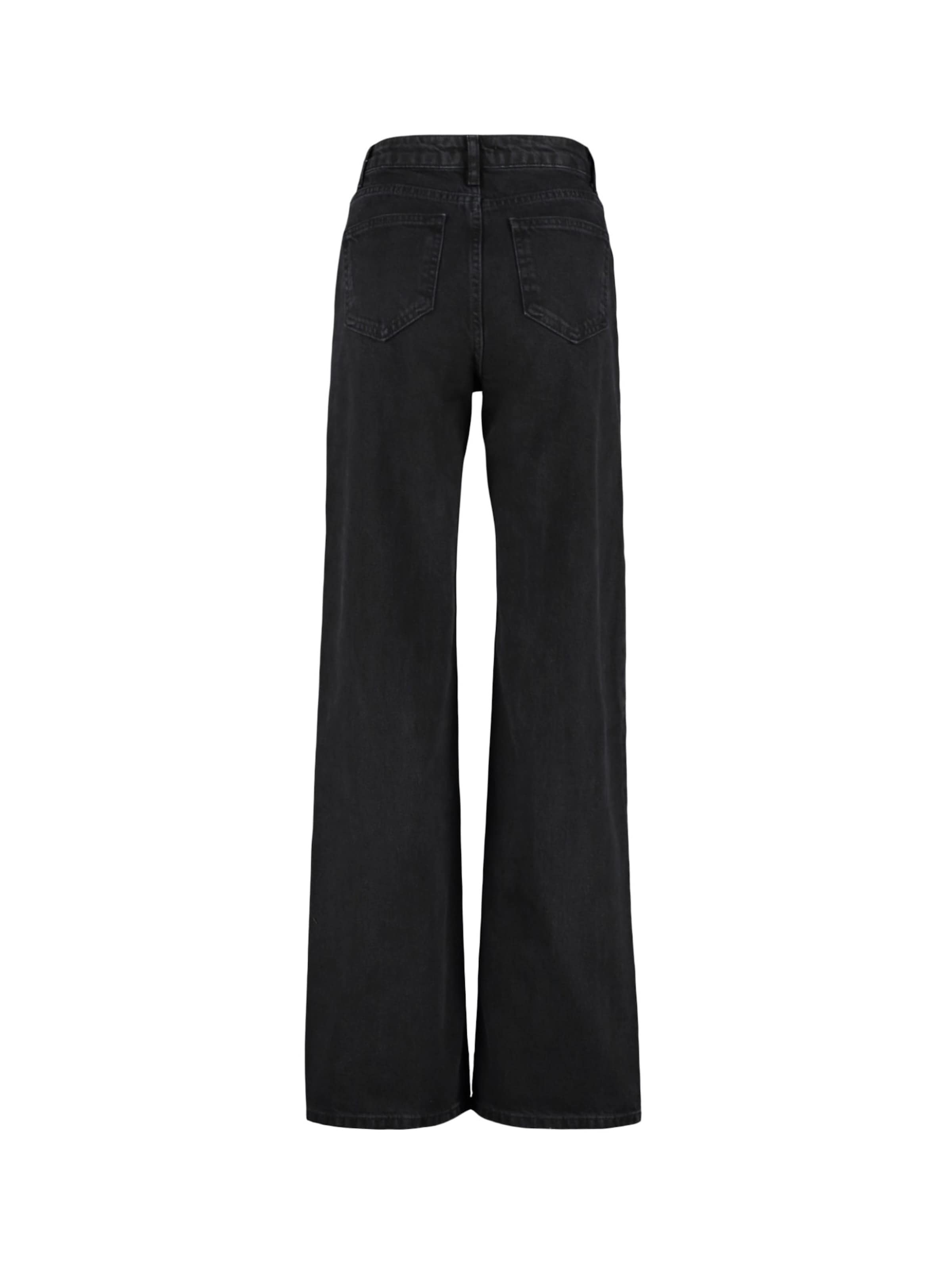 Wide leg Jeans di Trendyol in nero
