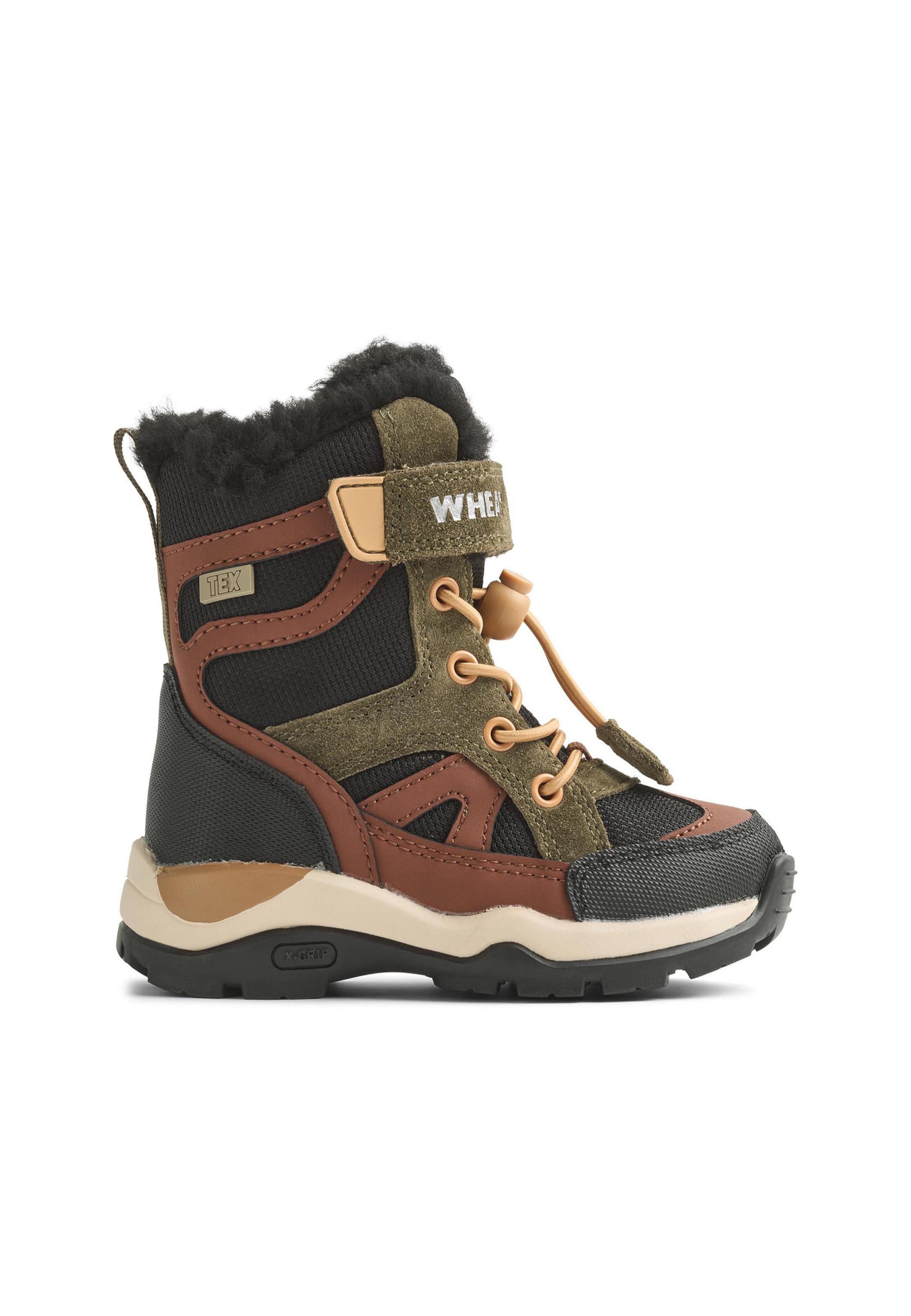 WHEAT - Botas de nieve 'Dixie Tex' en negro: frente