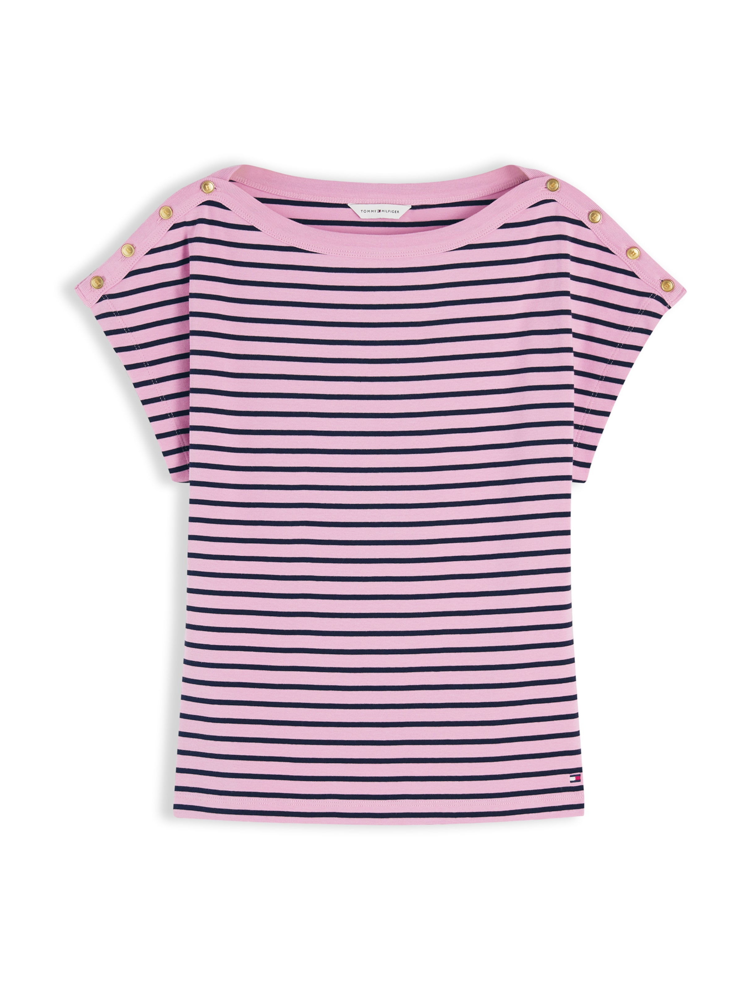 TOMMY HILFIGER - Camisa 'BOAT' em rosa: frente