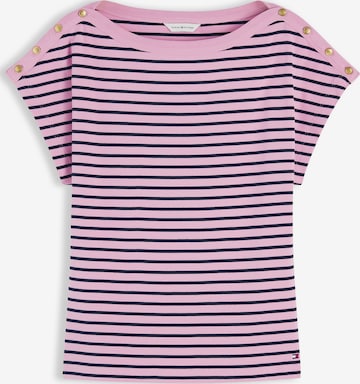 TOMMY HILFIGER Футболка 'BOAT' в Ярко-розовый: спереди