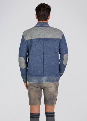 SPIETH & WENSKY Gebreid vest 'Erato' in Blauw