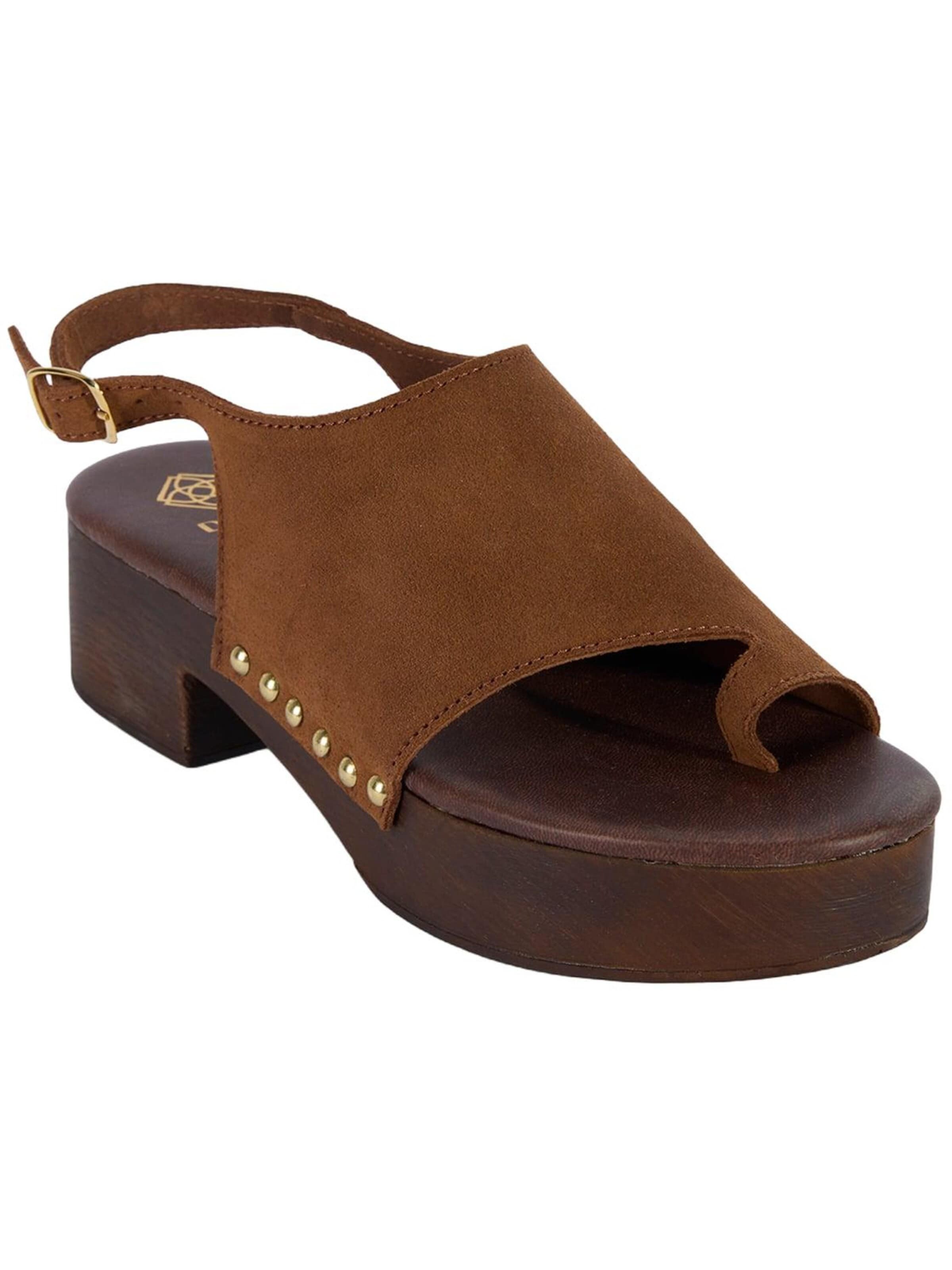 Desa Sandal 'Zehenring-Sandalen' in Brown