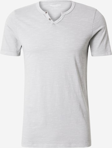 Coupe regular T-Shirt 'JJESplit' JACK & JONES en gris : devant