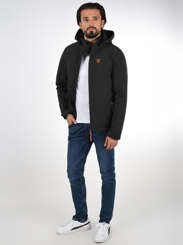 INDICODE JEANS - Chaqueta de entretiempo 'Jonas' en negro: frente