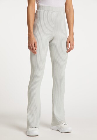 évasé Pantalon MYMO en gris : devant