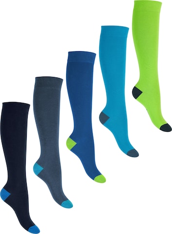 footstar Socks 'Color Pop' in Blue: front