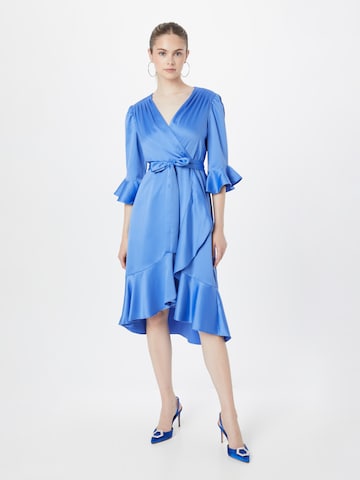 Adrianna Papell Φόρεμα κοκτέιλ σε μπλε: μπροστά