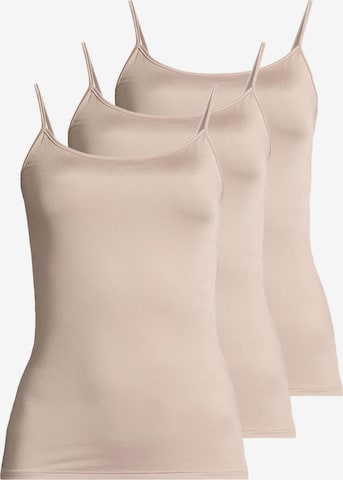 Nina von C. Unterhemd 'Pure' in Beige: Vorderseite