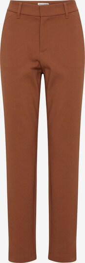 PULZ Jeans Pantalon chino 'BINDY' en brun foncé, Vue avec produit