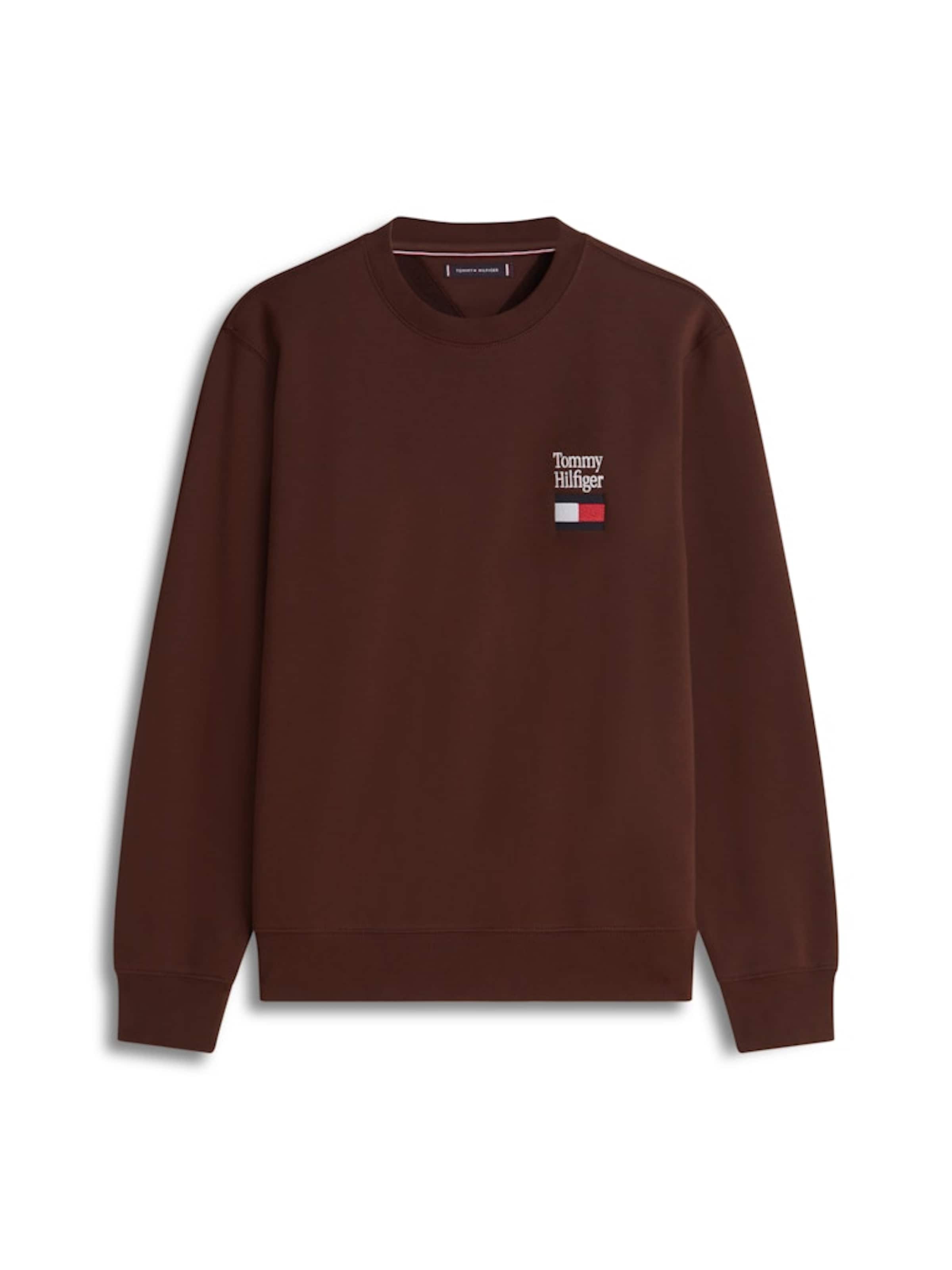 TOMMY HILFIGER - Sudadera en marrón: frente