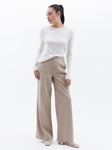 OXXO Wide leg Broek in Grijs