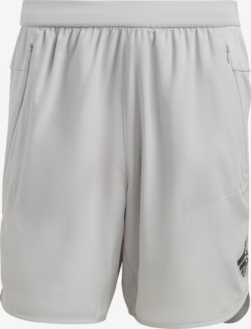 Pantalon de sport 'Designed For Training' ADIDAS SPORTSWEAR en gris : devant