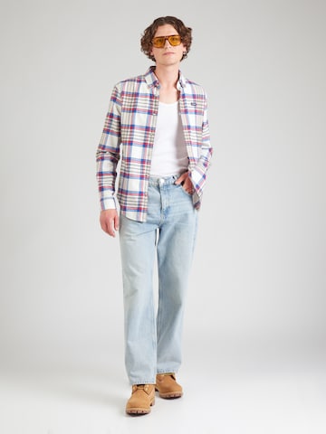 NAPAPIJRI - Ajuste regular Camisa 'G-TREKKING' en blanco