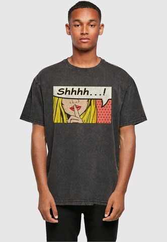 T-Shirt 'Silent Sign Comic' Merchcode en gris : devant
