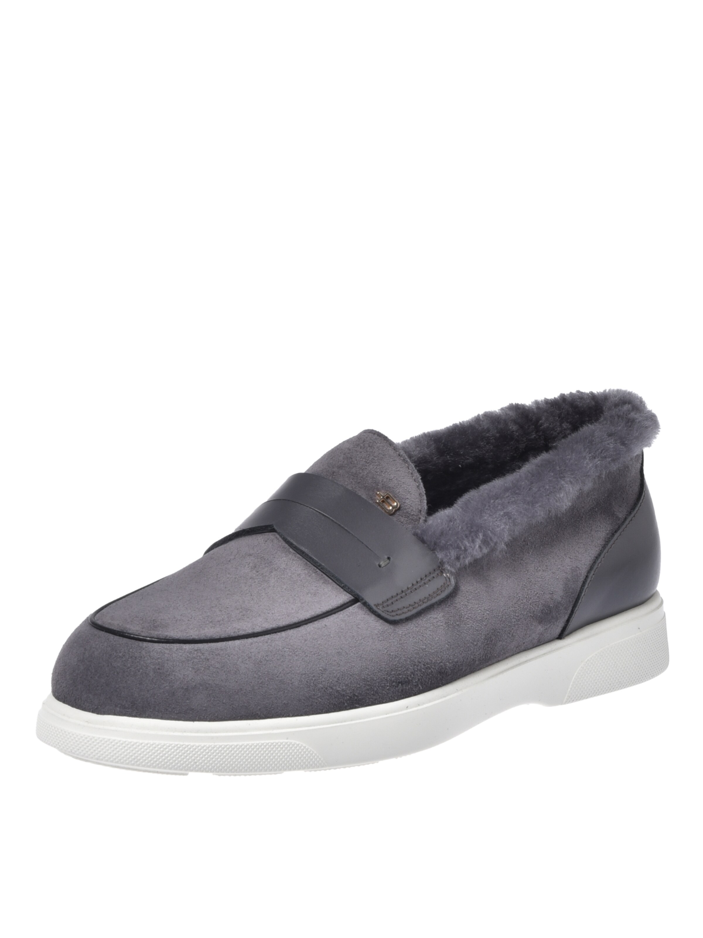 Mocassin BALDININI en gris : devant