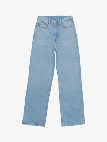 Dr. Denim Jeans 'Echo High Straight' in Blauw: voorkant