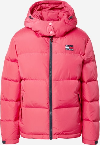 Tommy Jeans Зимняя куртка 'Alaska' в Ярко-розовый: спереди