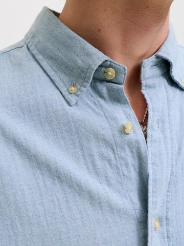 JACK & JONES Regular Fit Hemd in Blau