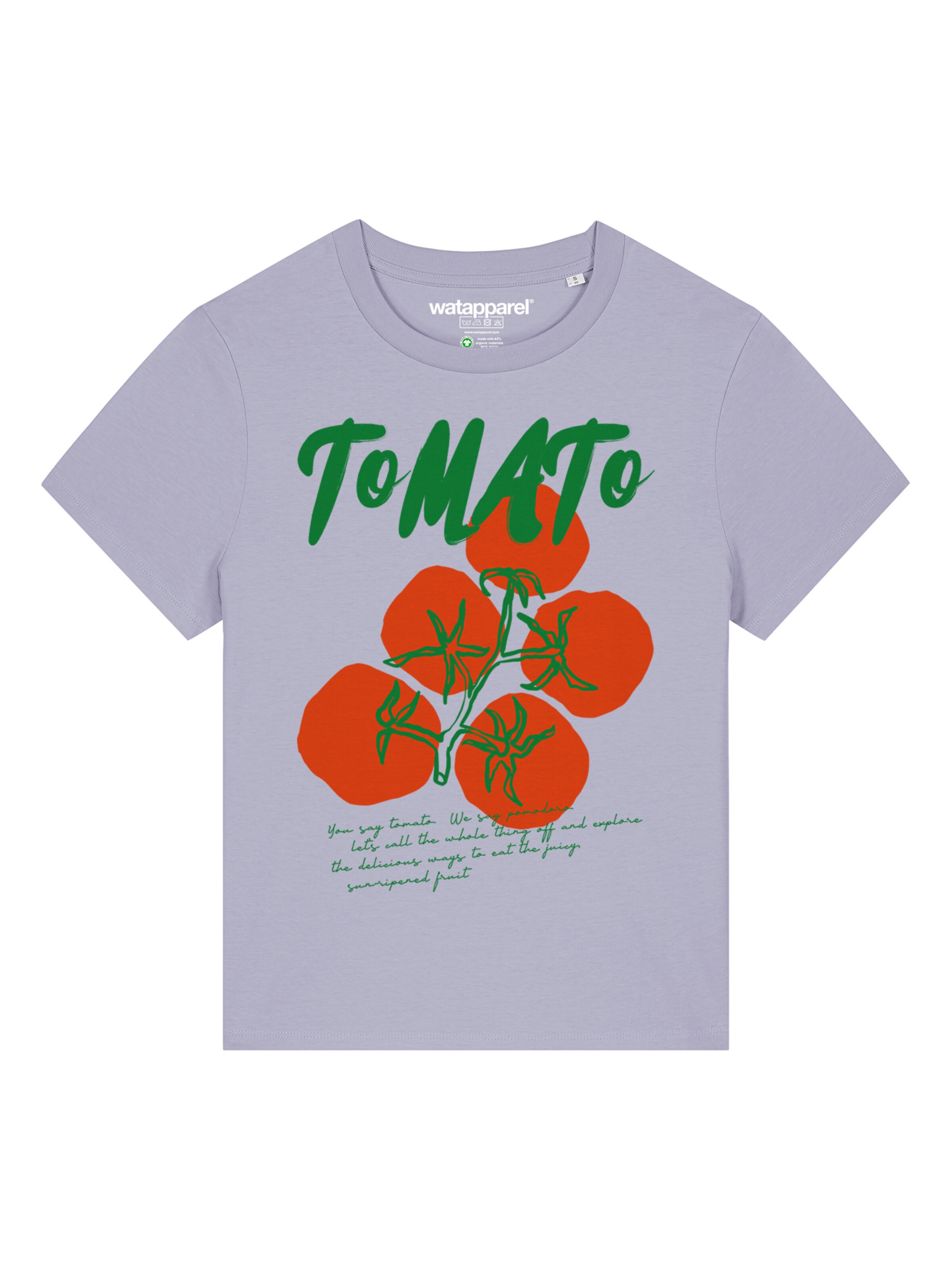 Watapparel Shirt 'Tomato' in Purple: front