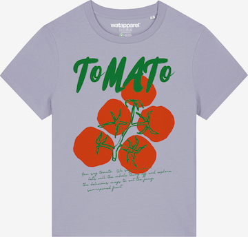 T-shirt 'Tomato' Watapparel en violet : devant