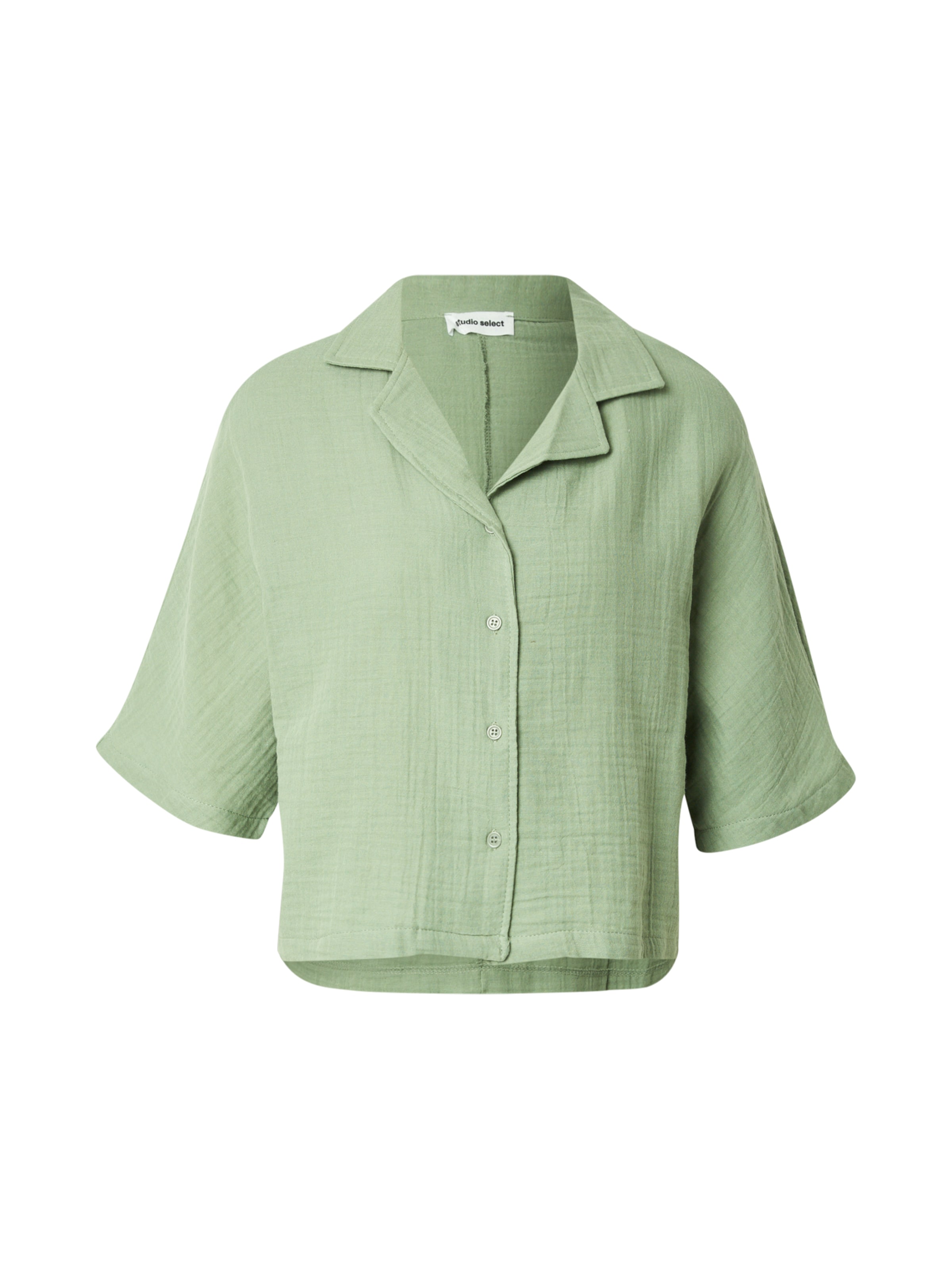 studioselect Pluus 'Maren', värv roheline: eest vaates