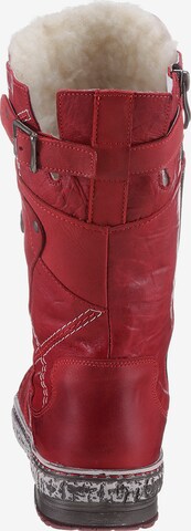 KRISBUT Lace-Up Boots in Red