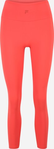 FILA - Skinny Pantalón deportivo 'RAGA' en rojo: frente