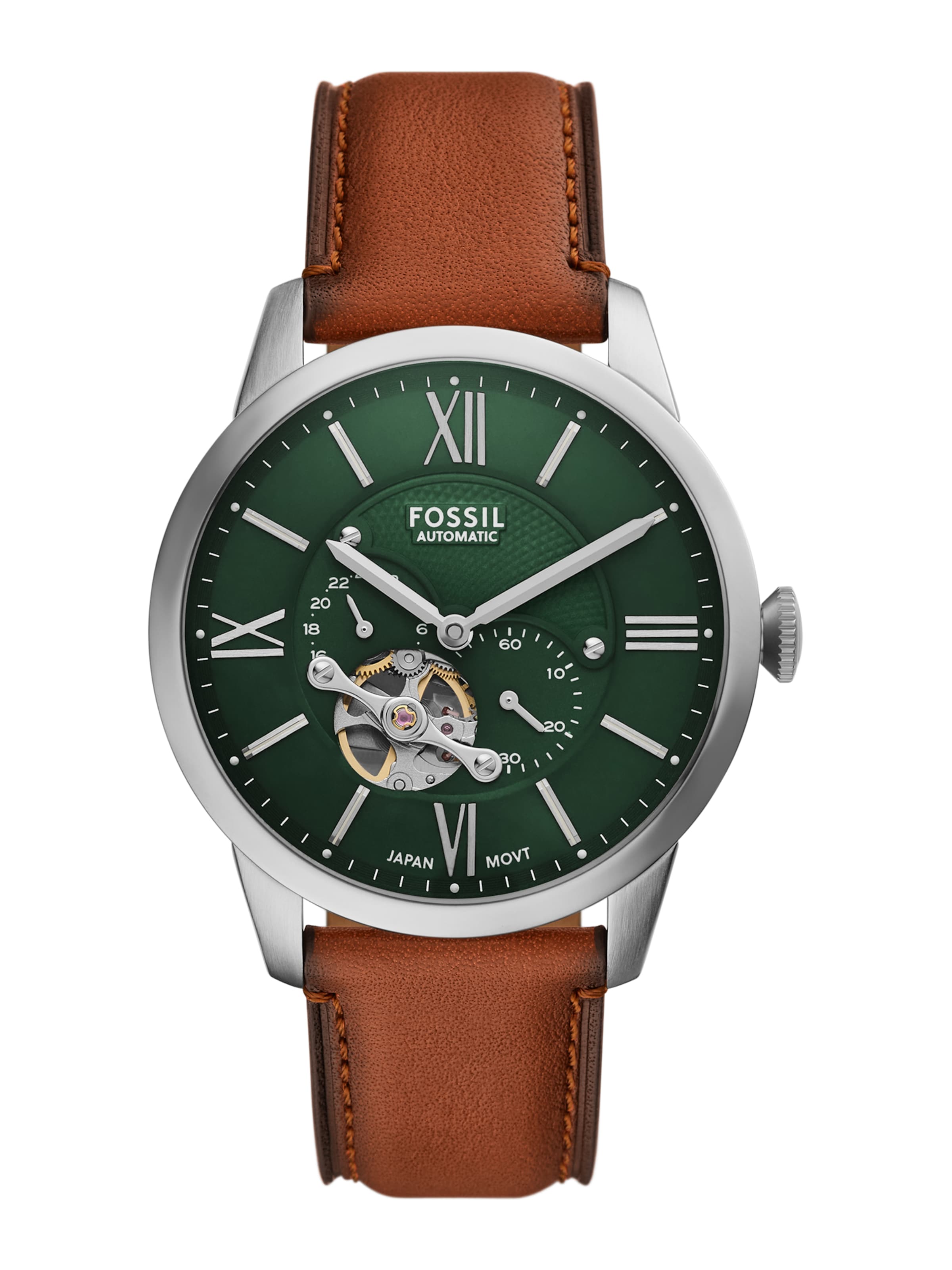 FOSSIL Analóg órák - barna: elől