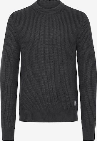 BLEND Strickpullover ' BHMRibi ' in Grau: Vorderseite