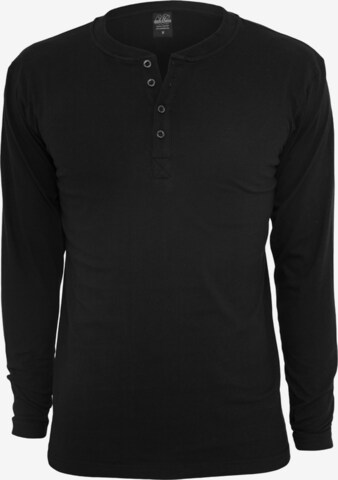 Urban Classics Shirt in Zwart: voorkant