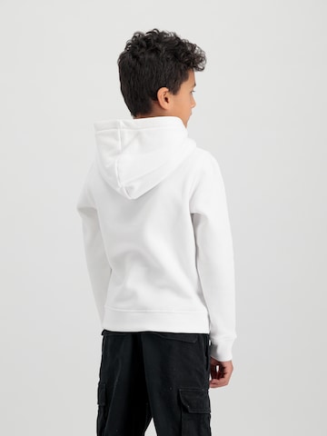 ALPHA INDUSTRIES Mikina – bílá