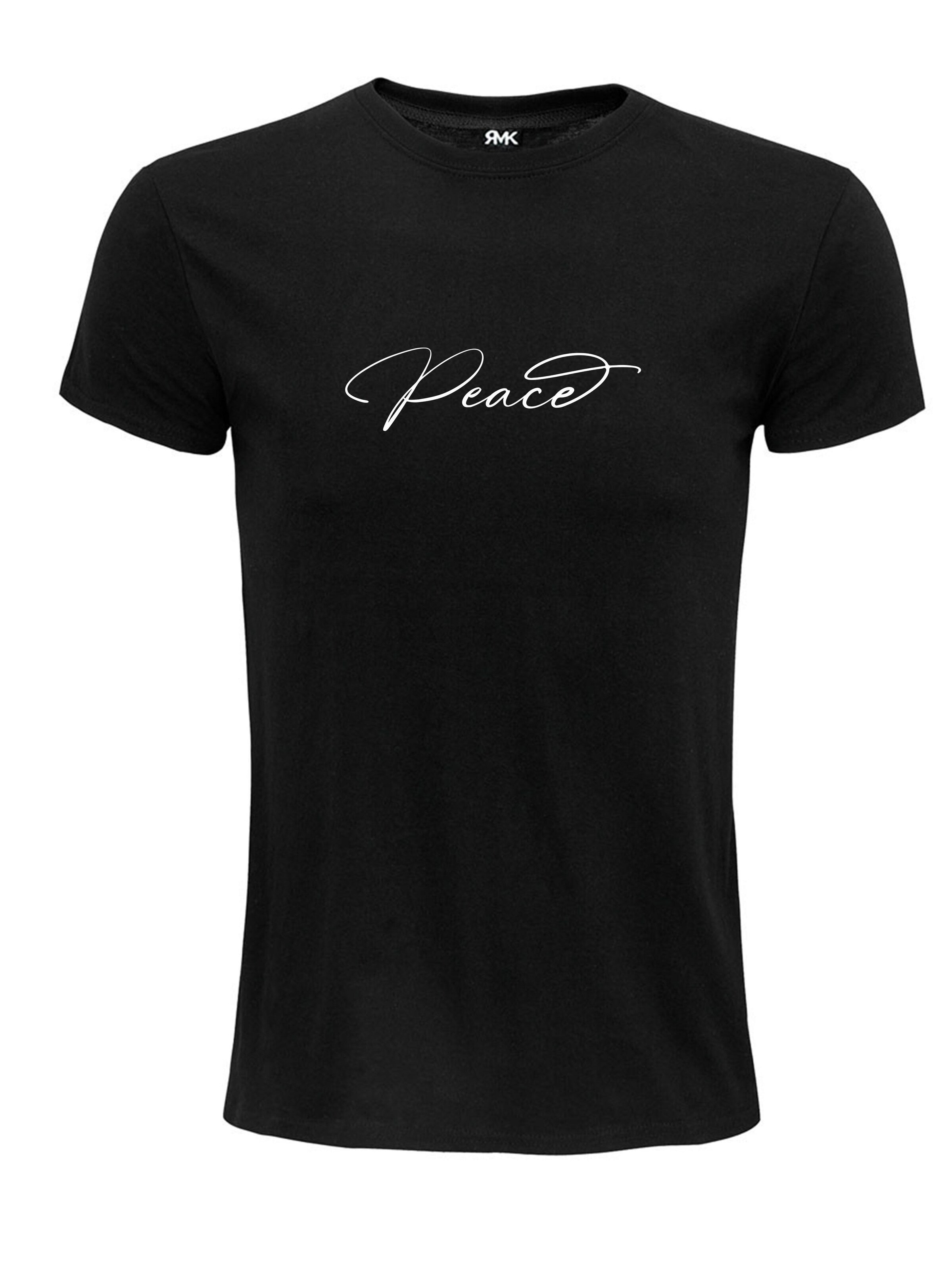RMK Shirt 'Peace' in Black: front