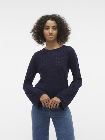 VERO MODA Trui 'IBERIA' in Blauw: voorkant