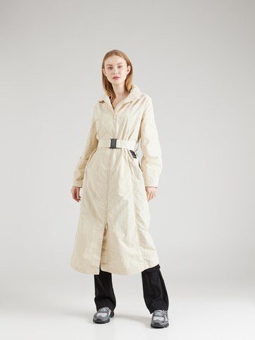 ARMANI EXCHANGE Between-Seasons Coat in Beige: front