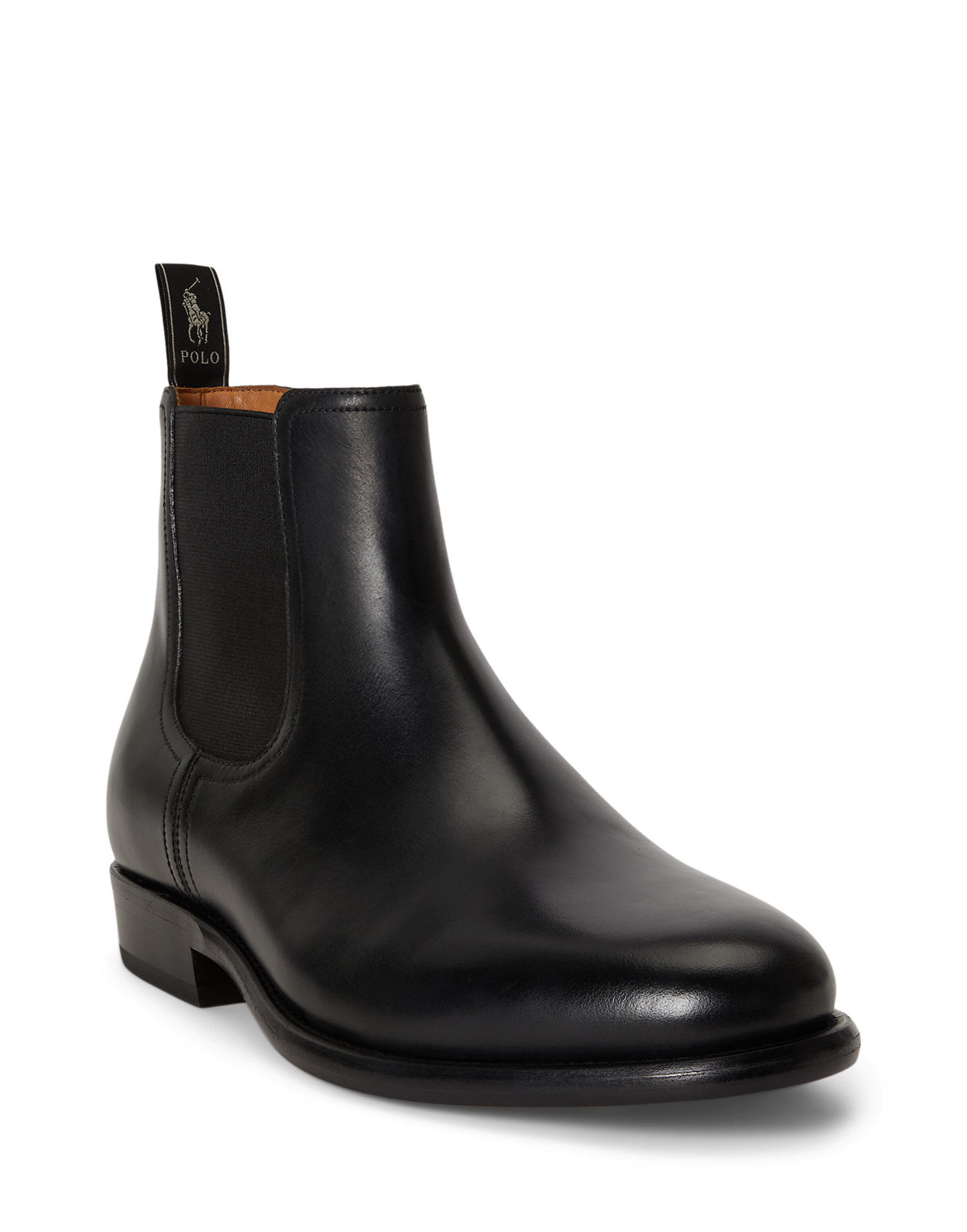 Boots chelsea di Polo Ralph Lauren in nero: frontale