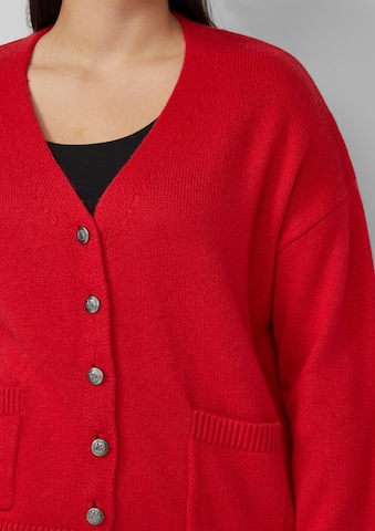 s.Oliver Red Label Plus Gebreid vest in Rood