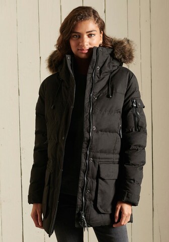 Parka d’hiver Superdry en noir