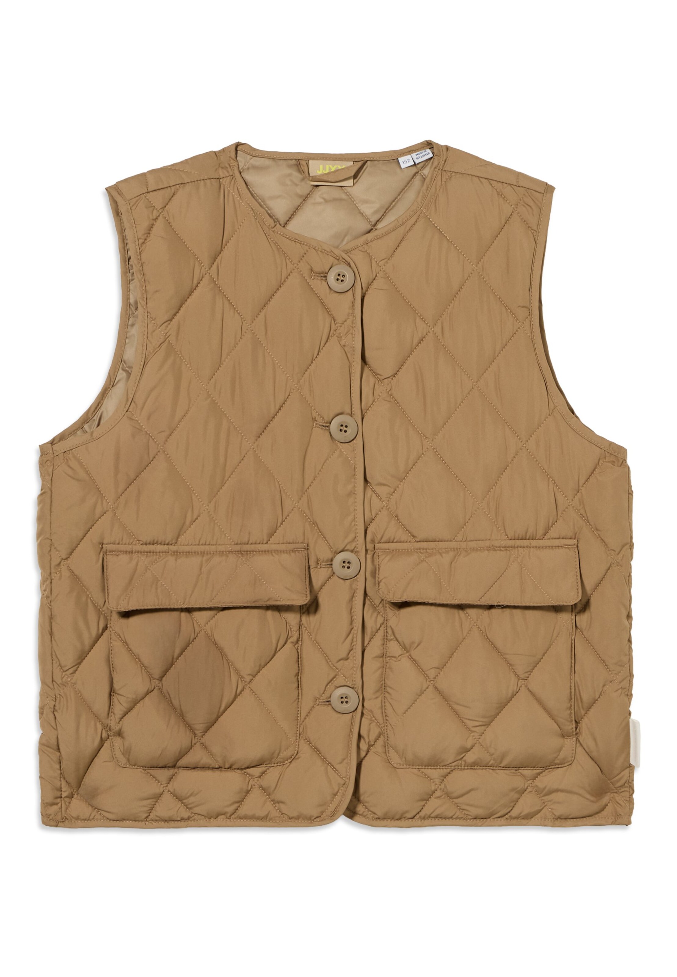 JJXX Bodywarmer 'JXHOPE' in Bruin: voorkant