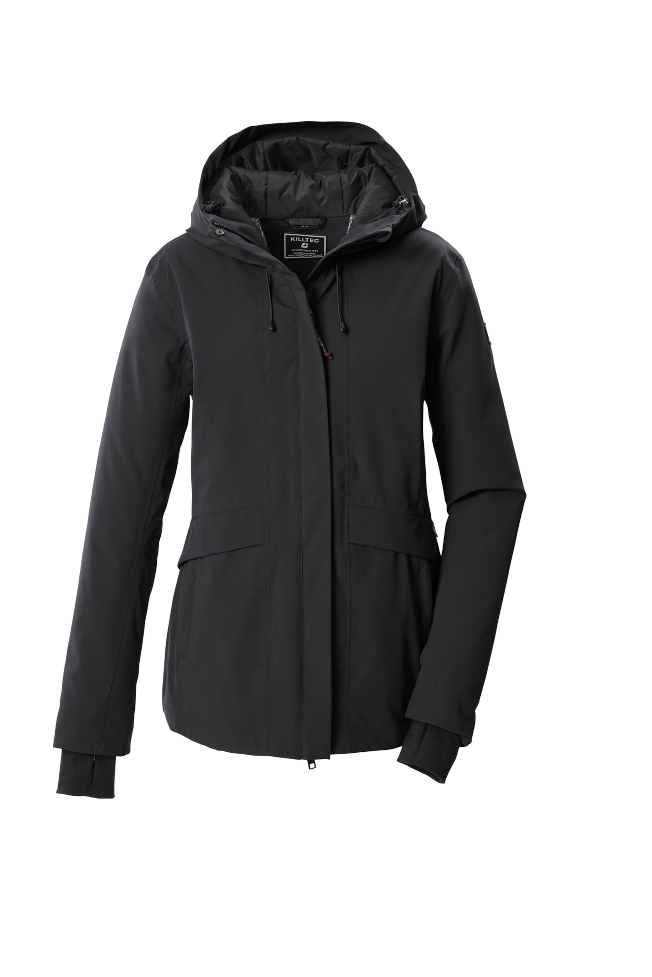 KILLTEC Funktionsjacke in Schwarz: Vorderseite