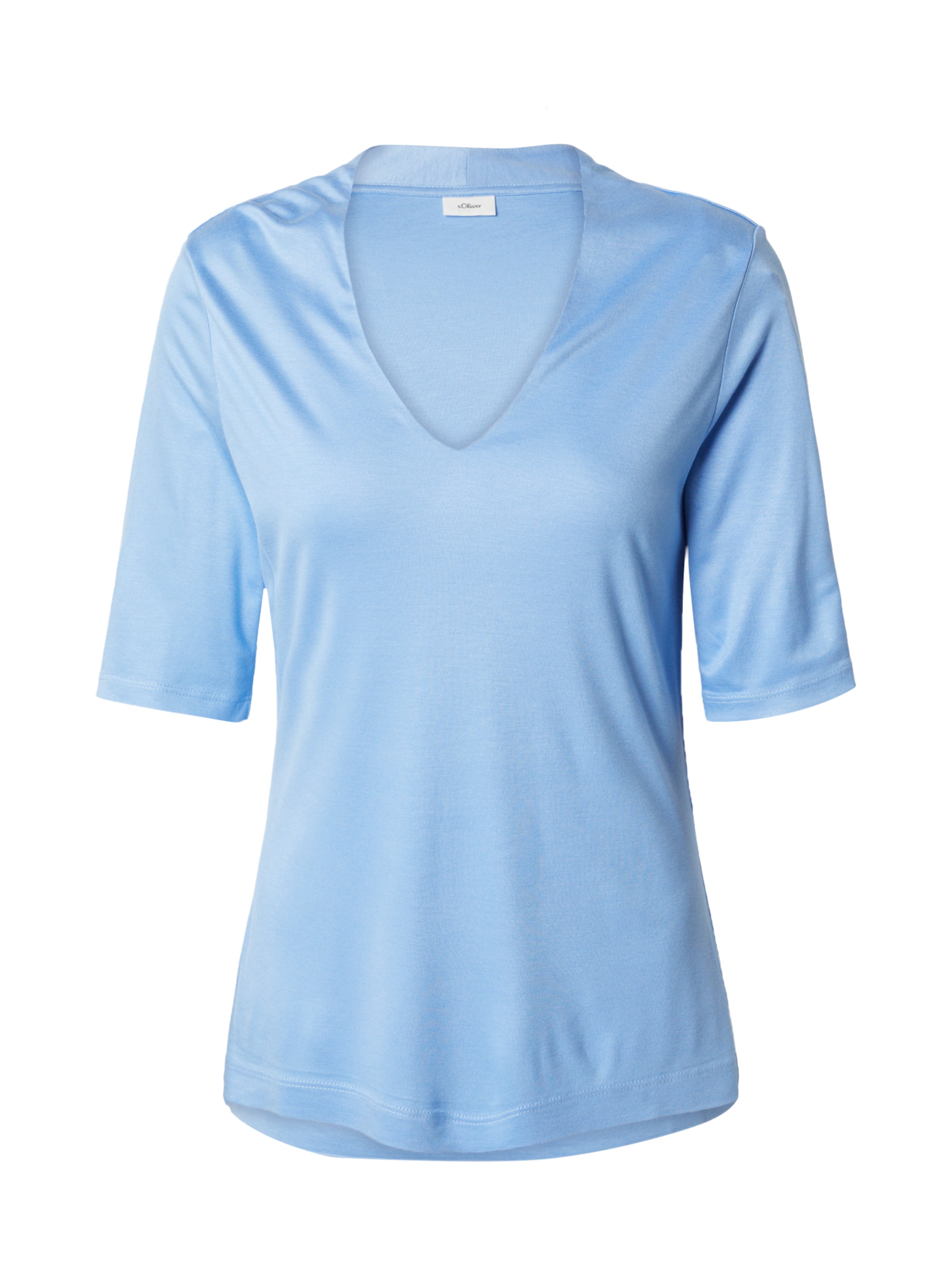 s.Oliver BLACK LABEL Shirt in Blue: front