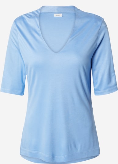 s.Oliver BLACK LABEL Μπλουζάκι σε γαλάζιο, Άποψη προϊόντος